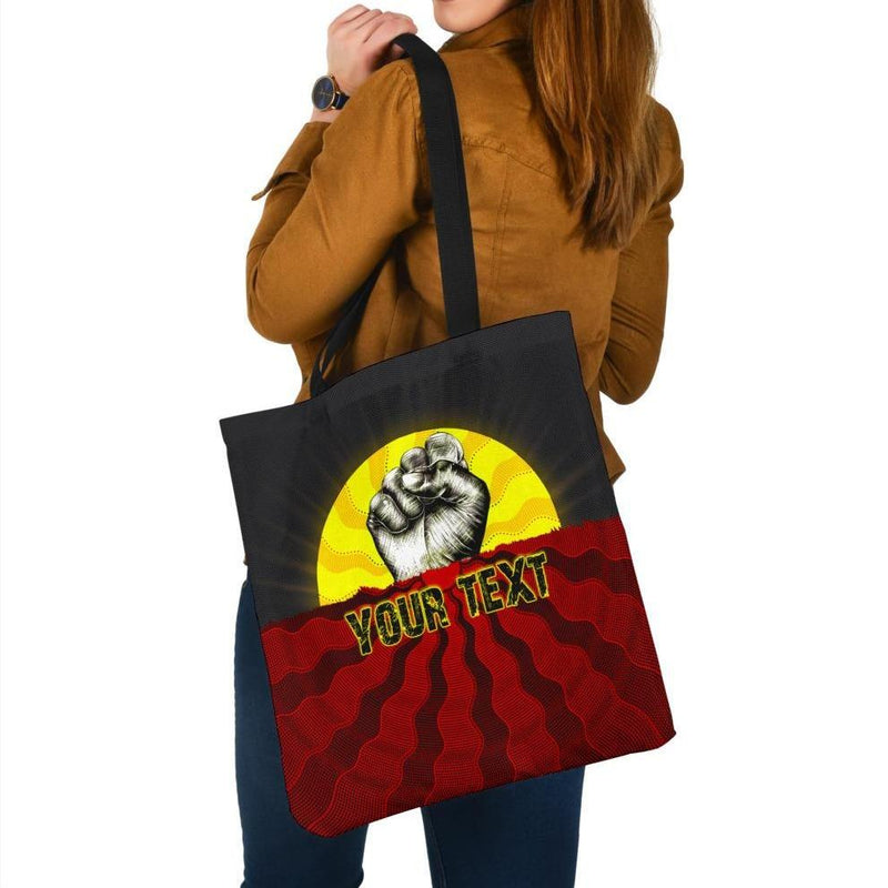 [Custom] Australia Aboriginal Tote Bags, Black Lives Matter Sun Dot Painting - BN18