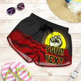 [Custom] Australia Women's Shorts, Black Lives Matter Sun Dot Painting - BN18