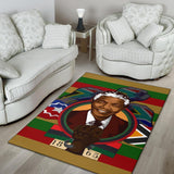 Nelson Mandela Area Rug - Fighting for African - BN21