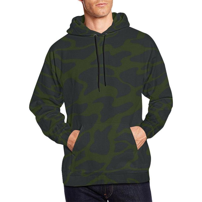 Giraffe Camo Pattern All Over Print Hoodie - Bn04