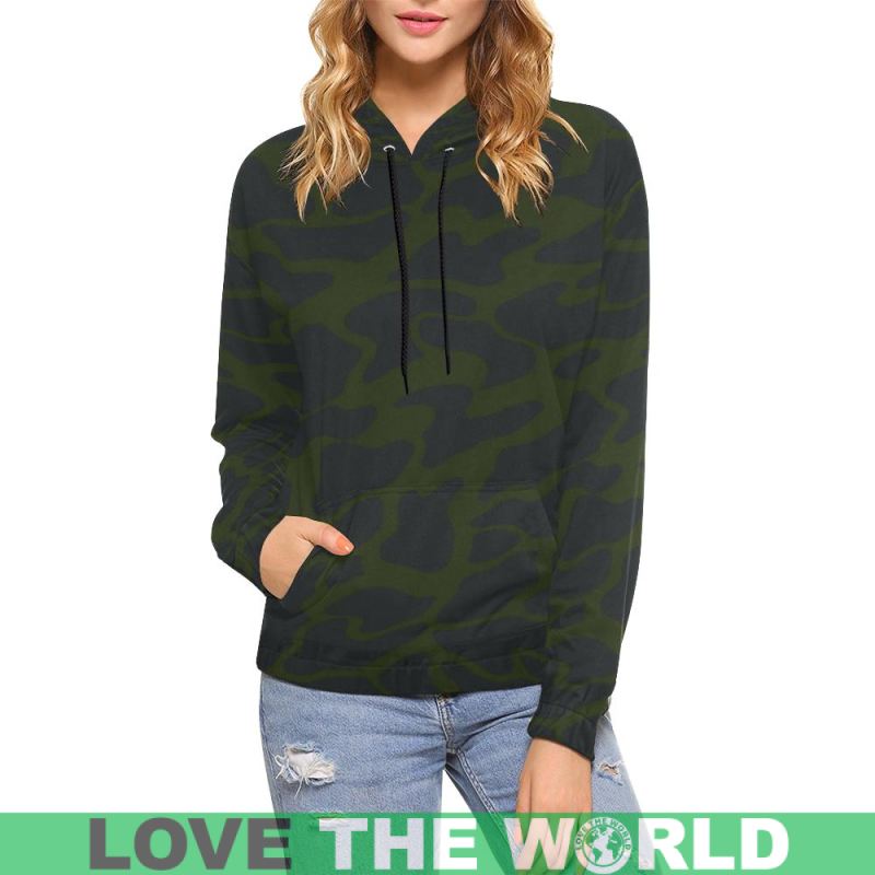 Giraffe Camo Pattern All Over Print Hoodie - Bn04