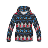 Scotland Bagpipes Santa Claus Hoodie(Black) A8