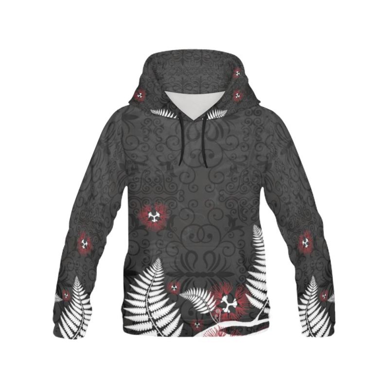 New Zealand Pohutukawa Hoodie For Women K7