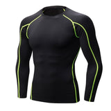 Quick Dry Men Running T shirt Long Sleeve Fitness Tops for Male Bodybuliding Compression Shirts Slimming Sports Tight fit