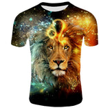 25# 2020 Mens Fashion T-shirt Trend 3d Creative Digital Printing O-neck Short Sleeve T-shirt Summer Casual Blouse T-shirt