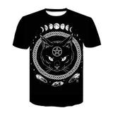 2020 Summer Short Sleeve Tees Brand Men T-shirt Metal Rock Band 3D Printed black ice T Shirt Male Hip Hop mens clothing