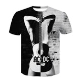 2020 Summer Short Sleeve Tees Brand Men T-shirt Metal Rock Band 3D Printed black ice T Shirt Male Hip Hop mens clothing