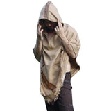 Laamei 2020 New European and American T Shirt Bohemian Loose Short-Sleeved Printed National Style Hooded T-shirt Men Clothes