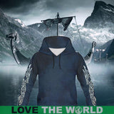 Viking Dragon All Over Print Hoodie - Bn04