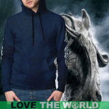 Viking Dragon All Over Print Hoodie - Bn04