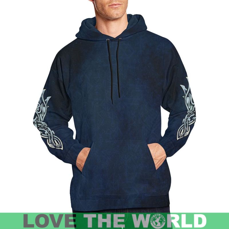 Viking Dragon All Over Print Hoodie - Bn04