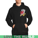 WALES ALL OVER PRINT HOODIE/T-SHIRT - K7